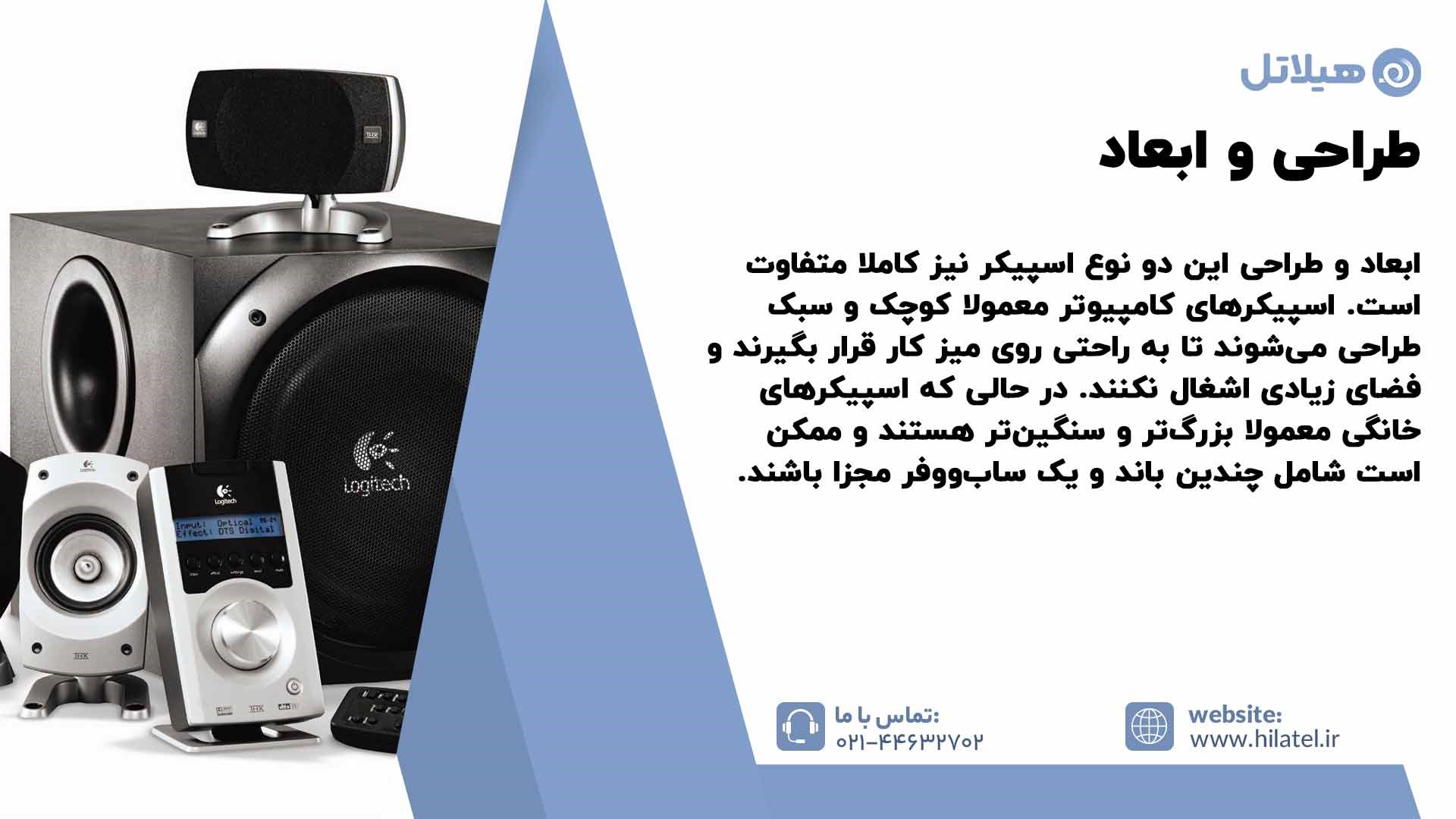 طراحی اسپیکر کامپیوتر و خانگی